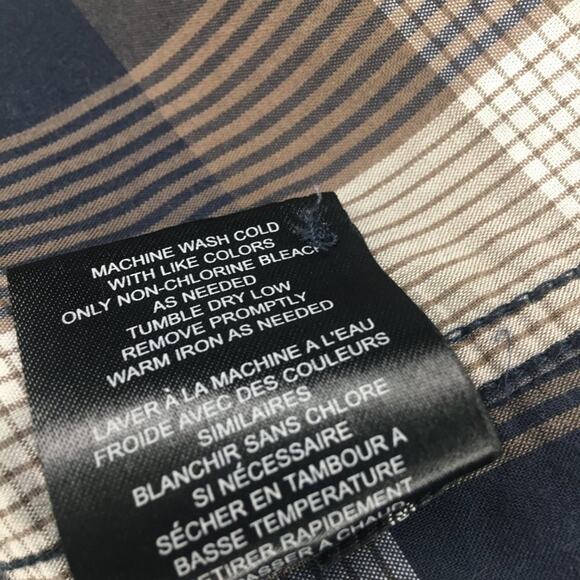 Volcom Men's Workwear Long Sleeve Plaid Shirt with Snap-Buttons Size L - Picture 16 of 16